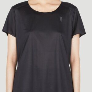 ON Performance-T Short Sleeve Shirt in Black (front) & Blue (back) Size Large